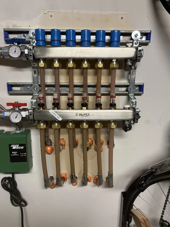 Plumber performing Leak Detection at a residential property in Easley